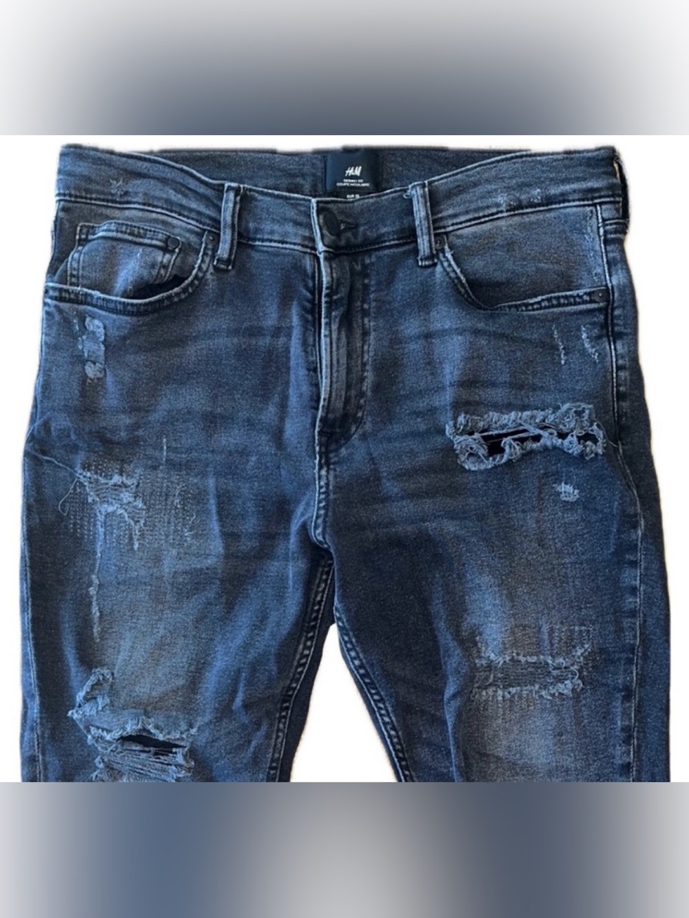 H&M Men’s Distressed Skinny Jeans